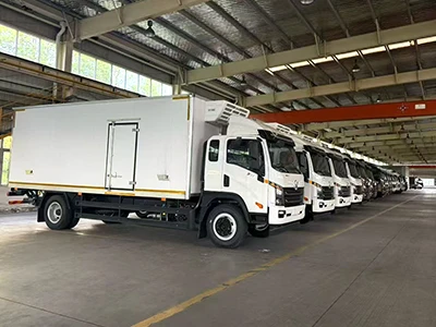 30 camions réfrigérés + 5 camions-grues, configuration de haut niveau- avec 50 % de réduction
